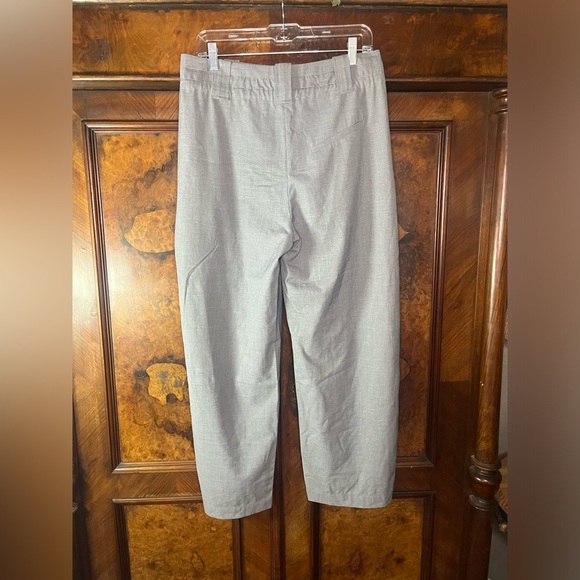 EUC Ganni- Drapey Melange Mid Waist Pants. Size US 6- EU 38 - Picture 6 of 16
